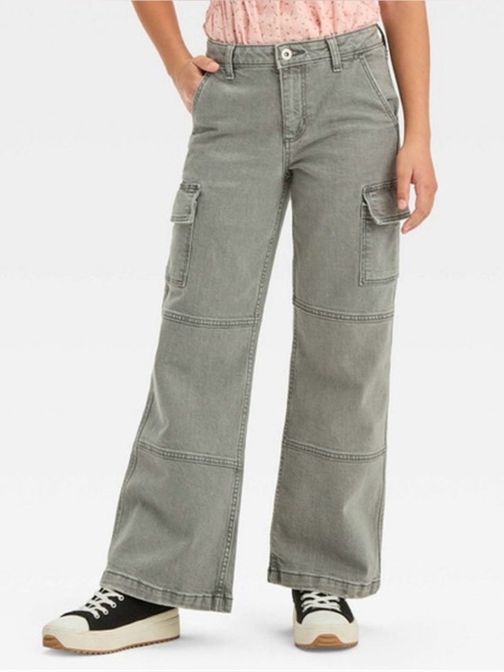 Art Class wide leg cargo jeans size 14